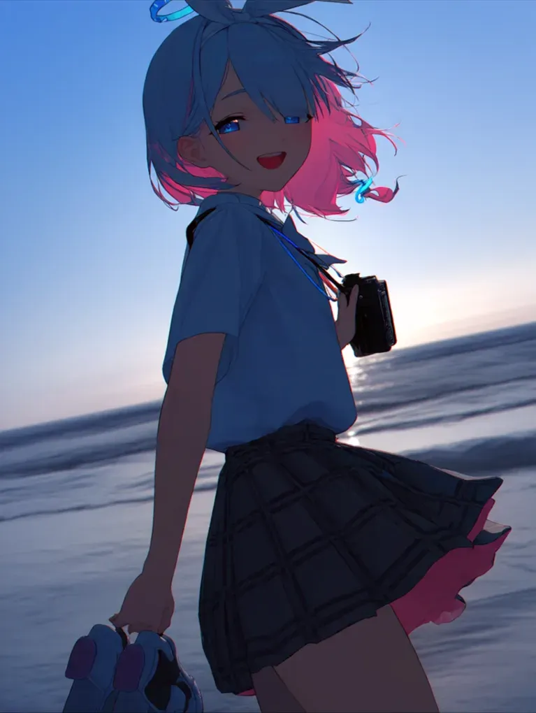 阿洛娜海边镜头